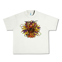 Pistachio mardi gras sunflower Urban Heavy Tee - CowGirlArtShop