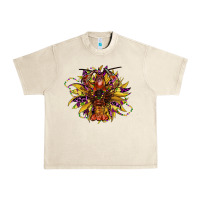 Sandshell mardi gras sunflower Urban Heavy Tee - CowGirlArtShop