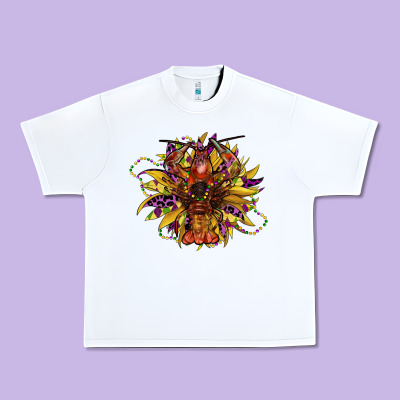 Mardi Gras Sunflower Urban Heavy Tee Designed By Cowgirlartshop