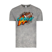 Cloud Rock Game day leopard fire and ball Vintage Tee - HowdyJamesFarm