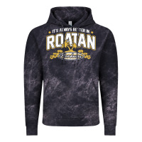Cloud Black Roatan Honduras Souvenir Roatan Gift Travel Vintage Hoodie - trangStudio