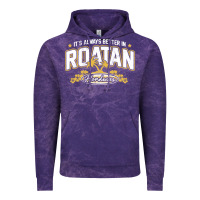 Cloud Purple Roatan Honduras Souvenir Roatan Gift Travel Vintage Hoodie - trangStudio