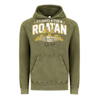 Roatan Honduras Souvenir Roatan Gift Travel Vintage Hoodie | Teevron