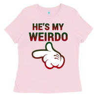 Bubblegum Pink He's My Weirdo Galaxy Ladies Tee - Bettercallsaul