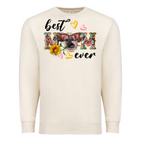 Sandshell best mom ever with cow Premium Sweatshirt - Artiststas