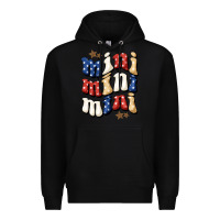 Black american mini Premium Hoodie - BundleAndBundleShop