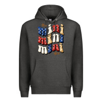 Charcoal Heather american mini Premium Hoodie - BundleAndBundleShop