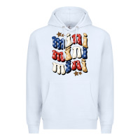 White american mini Premium Hoodie - BundleAndBundleShop