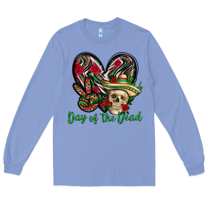 Day Of The Dead Mexico Long Sleeve Tee by HowdyJamesFarm | Teevron