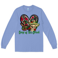 Colony Blue Day of the dead Mexico Long Sleeve Tee - HowdyJamesFarm