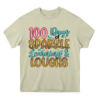 Mossy 100 days of sparkle learning and loughs Heavy Core Tee - Artiststas
