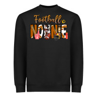 Black football NONNiE Heavyweight Sweatshirt - CowhideDigitalArt