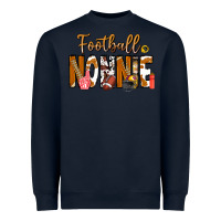 Navy football NONNiE Heavyweight Sweatshirt - CowhideDigitalArt