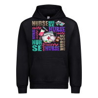Black nurse nurse nurse with nurse element Urban Hoodie - AdoDesignShop