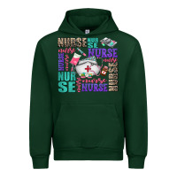 Forest Green nurse nurse nurse with nurse element Urban Hoodie - AdoDesignShop