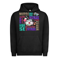 Pigment Black nurse nurse nurse with nurse element Urban Hoodie - AdoDesignShop