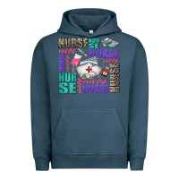Pigment Midnight Navy nurse nurse nurse with nurse element Urban Hoodie - AdoDesignShop