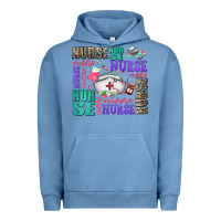 Pigment Pebble Blue nurse nurse nurse with nurse element Urban Hoodie - AdoDesignShop