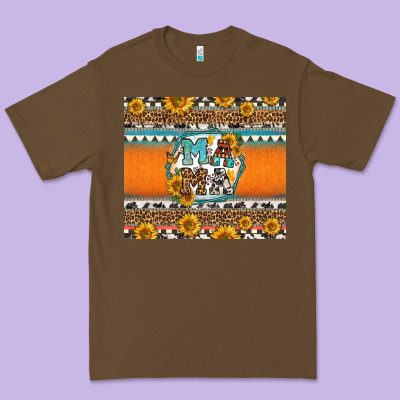 Sunflowers Hexagon Frame Mama Premium Tee Designed By Jasminsmagicworld