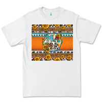 White sunflowers hexagon frame mama Premium Tee - Jasminsmagicworld