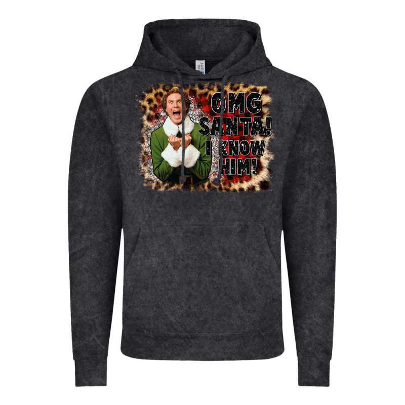 Omg Santa I Know Him Elf Vintage Hoodie by CowGirlArtShop | Teevron