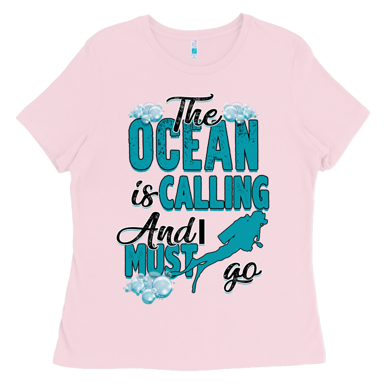 The Ocean Is Calling Ladies Tee by Bettercallsaul | Teevron