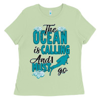 Matcha The Ocean Is Calling Ladies Tee - Bettercallsaul