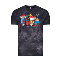 Cloud Black Lacrosse coffee cups Vintage Tee - HowdyJamesFarm