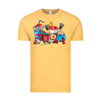 Vintage Mustard Lacrosse coffee cups Vintage Tee - HowdyJamesFarm
