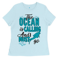 The Ocean Is Calling Ladies Tee | Teevron
