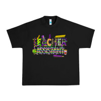 Black mardi gras teacher assistant Urban Heavy Tee - CowGirlArtShop