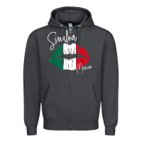 Smoke GGT Travel Souvenir Style SINALOA MX Flag Lips Zipper Hoodie - trangStudio