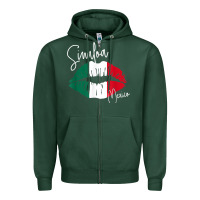 Sports Green GGT Travel Souvenir Style SINALOA MX Flag Lips Zipper Hoodie - trangStudio