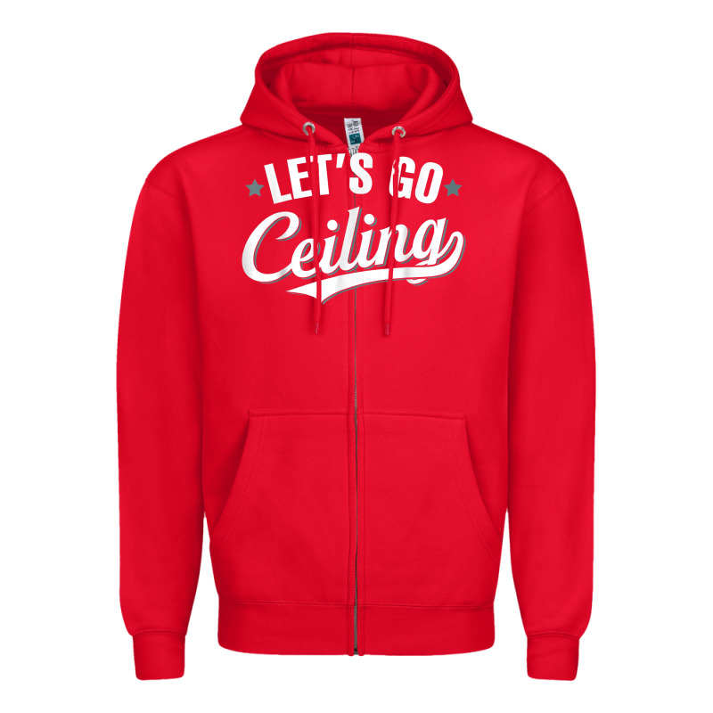 Lets Go Ceiling Fan Halloween Zipper Hoodie by trangStudio | Teevron
