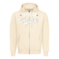 Sandshell Lets Go Ceiling Fan Halloween Zipper Hoodie - trangStudio