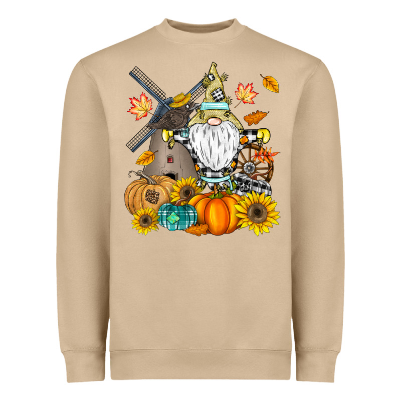 Happy Fall Heavyweight Sweatshirt by CowhideDigitalArt | Teevron