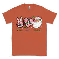 Copper Peace love pink Christmas Classic Tee - NancyCooperArtShop