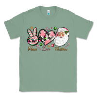 Sage Peace love pink Christmas Classic Tee - NancyCooperArtShop
