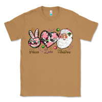 Toasted Coconut Peace love pink Christmas Classic Tee - NancyCooperArtShop
