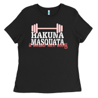 Black Hakuna Masquata It Means Nice Booty Ladies Tee - Bettercallsaul