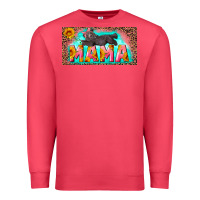 Cardinal mama with baby bear and leopard license plate Premium Sweatshirt - Artiststas