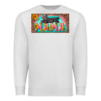 Oatmeal Heather mama with baby bear and leopard license plate Premium Sweatshirt - Artiststas