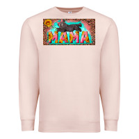 Pale Pink mama with baby bear and leopard license plate Premium Sweatshirt - Artiststas