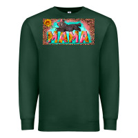 Sports Green mama with baby bear and leopard license plate Premium Sweatshirt - Artiststas