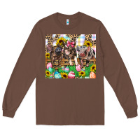 Chestnut easter farm animals Happy Easter Day Long Sleeve Tee - CowGirlArtShop