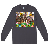 Smoke easter farm animals Happy Easter Day Long Sleeve Tee - CowGirlArtShop