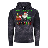 Cloud Black nothing runs like a reindeer Vintage Hoodie - CowGirlArtShop