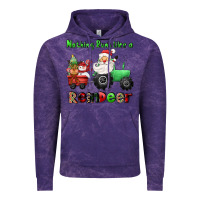 Cloud Purple nothing runs like a reindeer Vintage Hoodie - CowGirlArtShop