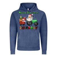 Vintage Denim nothing runs like a reindeer Vintage Hoodie - CowGirlArtShop