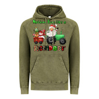 Vintage Olive nothing runs like a reindeer Vintage Hoodie - CowGirlArtShop